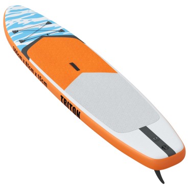 vidaXL Φουσκωτή σανίδα SUP TRITON 366 x 81 x 15 εκ Μπλε