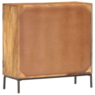 vidaXL Ντουλάπι 75x30x75cm από Μασίφ Ξύλο Μάνγκο 1 τεμ.
