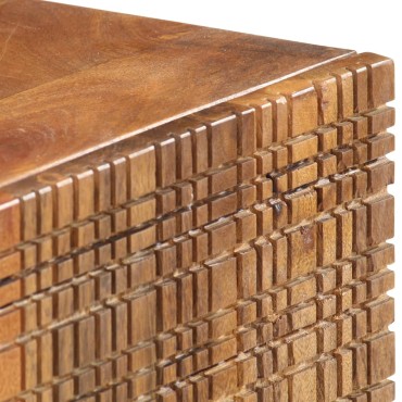 vidaXL Ντουλάπι 75x30x75cm από Μασίφ Ξύλο Μάνγκο 1 τεμ.