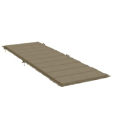 vidaXL Μαξιλάρι Ξαπλώστρας Taupe 186x58x4cm Ύφασμα