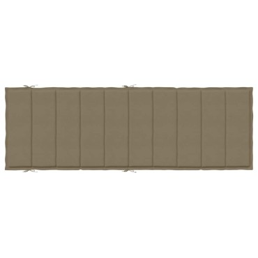 vidaXL Μαξιλάρι Ξαπλώστρας Taupe 186x58x4cm Ύφασμα