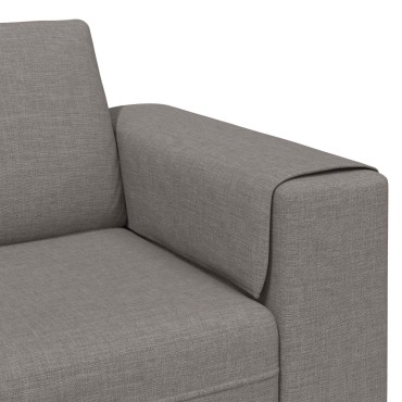 vidaXL Καναπές σαλονιού 3 τεμ. Taupe Πολυεστέρας 250x188x76cm  Τριθέσιος