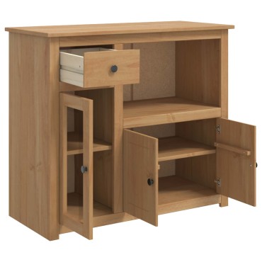 VidaXL Μικροκύματα Κονσόλα PANAMA Κερί Μέλι 99.5 x 44 x 86.5 εκ.