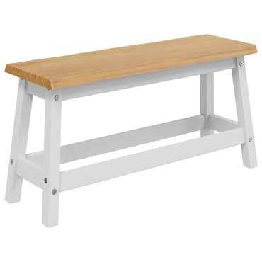 VidaXL Καθιστικό Σαλονιού EKAI Λευκό 91,5x29x45,5 εκ