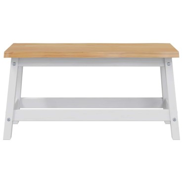 VidaXL Καθιστικό Σαλονιού EKAI Λευκό 91,5x29x45,5 εκ