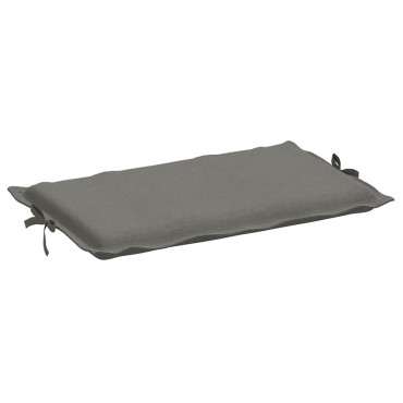 vidaXL Μαξιλάρι Ξαπλώστρας Σκούρο Γκρι 186x58x4cm Ύφασμα