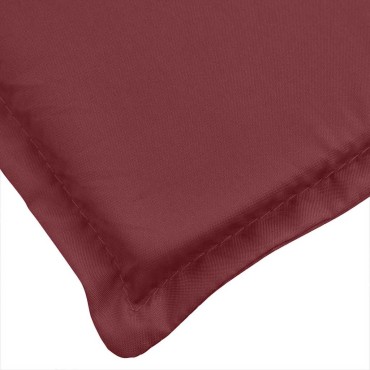 vidaXL Μαξιλάρι Ξαπλώστρας Μπορντό 186x58x4cm Ύφασμα