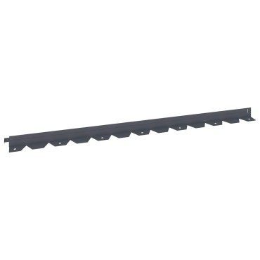vidaXL Περίγραμμα γκαζόν 50 τμχ. 102 x 4 x 4 εκ. Ατσάλι Ανθρακί