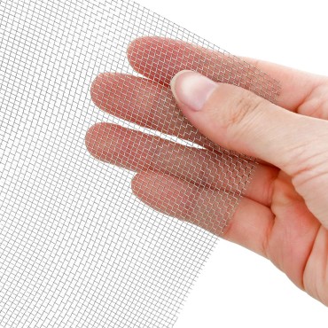 vidaXL Πλέγμα Οθόνης 40x500cm 18 mesh Ανοξείδωτο Ατσάλι 304 Ασημί