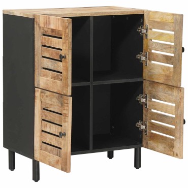 vidaXL Ντουλάπες Αποθήκευσης Φυσικό 60x33x75cm Στερεό ξύλο μάνγκο