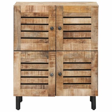 vidaXL Ντουλάπες Αποθήκευσης Φυσικό 60x33x75cm Στερεό ξύλο μάνγκο