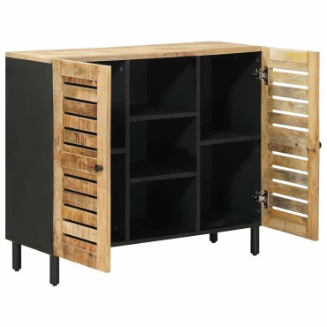 vidaXL Ντουλάπες Αποθήκευσης Φυσικό 90x33x75cm Στερεό ξύλο μάνγκο