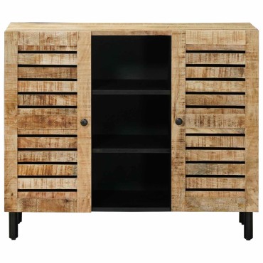 vidaXL Ντουλάπες Αποθήκευσης Φυσικό 90x33x75cm Στερεό ξύλο μάνγκο