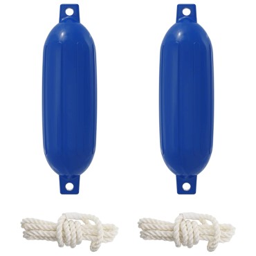 vidaXL Φτερά Σκαφών 2 τμχ. Ø 14 x 50 εκ Μπλε PVC