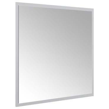 vidaXL Καθρέφτης μπάνιου LED Διαφανές 60 x 60 cm σκληρυμένο γυαλί
