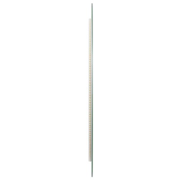 vidaXL Καθρέφτης μπάνιου LED Διαφανές Ø 70 cm σκληρυμένο γυαλί