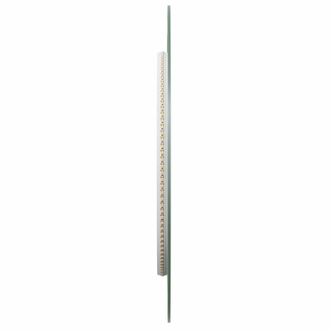 vidaXL Καθρέφτης μπάνιου LED Διαφανές 100 x 45 cm σκληρυμένο γυαλί
