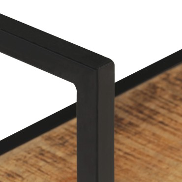 vidaXL Ραφιέρα Τοίχου 60x20x60cm από Ακατέργαστο Ξύλο Μάνγκο 1 τεμ.