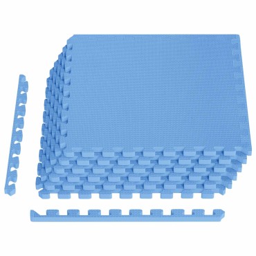 vidaXL Πατάκια 6 τμχ. Μπλε 2,16 m² Φελιζόλ EVA