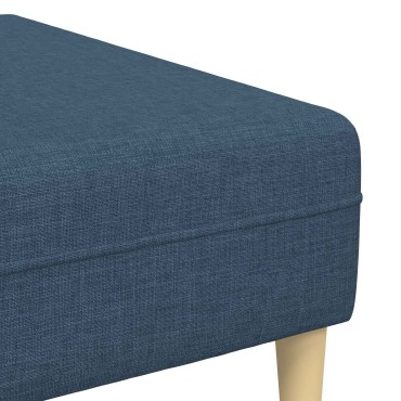 vidaXL Καναπές 3 τεμ. Μπλε ύφασμα 250x188x76cm  Τριθέσιος