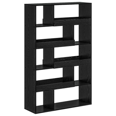 vidaXL Ράφι βιβλίων 100x33x156,5cm Επεξεργασμένο Ξύλο Μαύρη δρυς 1 τεμ.