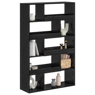 vidaXL Ράφι βιβλίων 100x33x156,5cm Επεξεργασμένο Ξύλο Μαύρη δρυς 1 τεμ.