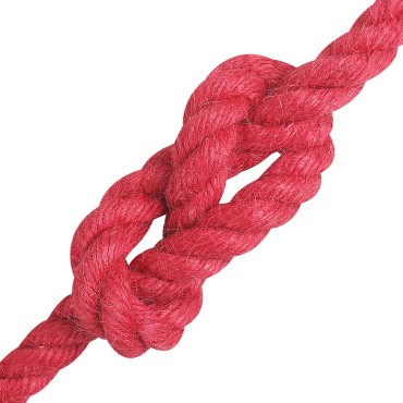 vidaXL Σχοινί Από Τζute Κόκκινο 100% Τζούτα Tossa