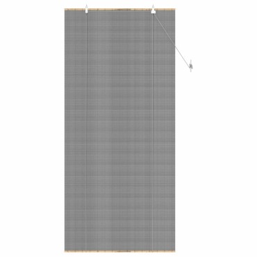 vidaXL Ρόλερ (στόρι) Γκρι 110 x 220 cm Μπαμπού