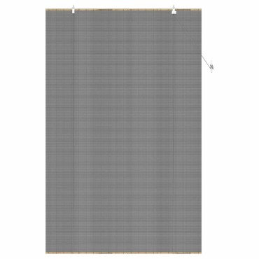vidaXL Ρόλερ (στόρι) Γκρι 120 x 220 cm Μπαμπού