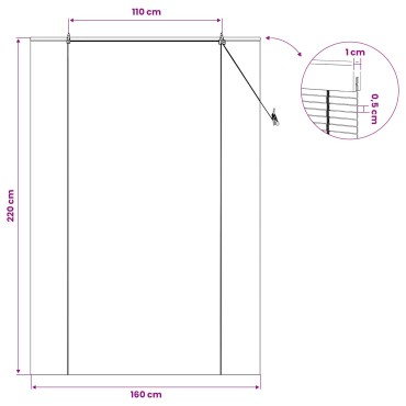 vidaXL Ρόλερ (στόρι) Φυσικό 160 x 220 cm Μπαμπού