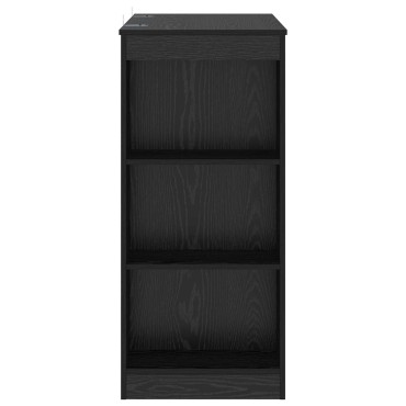 vidaXL Τραπέζι μπαρ 95x47x103,5cm Επεξεργασμένο Ξύλο Μαύρη Δρυς 1 τεμ.