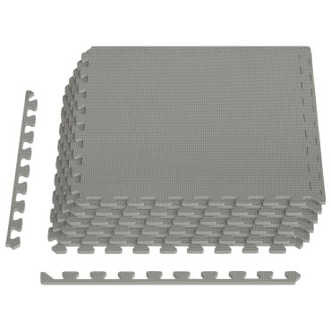 vidaXL Χαλάκι για Πισίνα 6 pcs Γκρι 2,16 m² Φελιζόλ EVA