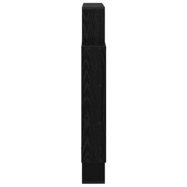 vidaXL Ράφι Τοίχου Μαύρη Δρυς 100x13x100cm Επεξεργασμένο Ξύλο 1 τεμ.