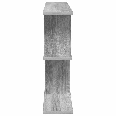 vidaXL Ράφι Τοίχου Γκρι Sonoma 80x15x50,5cm Επεξεργασμένο Ξύλο 1 τεμ.