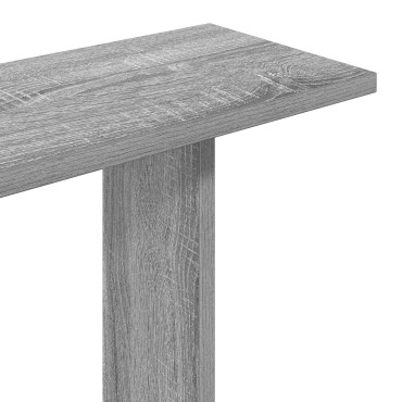 vidaXL Ράφι Τοίχου Γκρι Sonoma 80x15x50,5cm Επεξεργασμένο Ξύλο 1 τεμ.