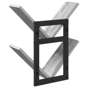 vidaXL Ράφι Τοίχου Γκρι Sonoma 43x15x47cm Επεξεργασμένο Ξύλο 1 τεμ.