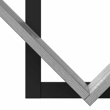 vidaXL Ράφι Τοίχου Γκρι Sonoma 43x15x47cm Επεξεργασμένο Ξύλο 1 τεμ.