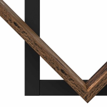 vidaXL Ράφι Τοίχου Παλαιωμένο ξύλο 43x15x47cm Επεξεργασμένο Ξύλο 1 τεμ.