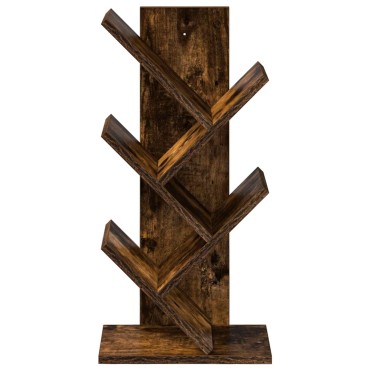 vidaXL Ράφι Δέντρου 4-Επιπέδων 30x18x60cm Επεξεργασμένο Ξύλο 1 τεμ.