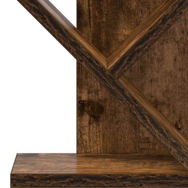 vidaXL Ράφι Δέντρου 4-Επιπέδων 30x18x60cm Επεξεργασμένο Ξύλο 1 τεμ.