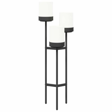 vidaXL Βάση Λουλουδιών Λευκό 42 x 39,5 x 125 εκ
