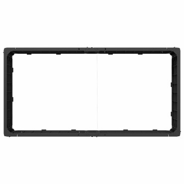 vidaXL Ανεβασμένο Κρεβάτι Μαύρο 151 x 75,5 x 25 εκ. PP