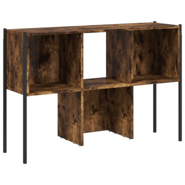 vidaXL Βιβλιοθήκη Καπνιστή Δρυς 102x28x172cm από Επεξεργασμένο Ξύλο 1 τεμ.