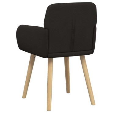 vidaXL Καρέκλες φαγητού 4 τεμ. Μπουκλέ Μαύρο 59x56,5x85 εκ