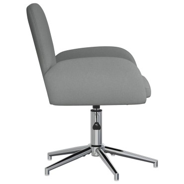 vidaXL Καρέκλες Γραφείου με Περιστροφή 6 τεμ. 54x58x90cm Ύφασμα