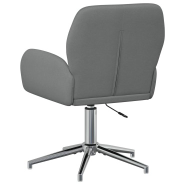 vidaXL Καρέκλες Γραφείου με Περιστροφή 6 τεμ. 54x58x90cm Ύφασμα