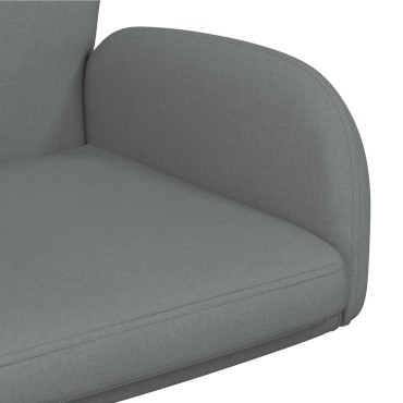 vidaXL Καρέκλες Γραφείου με Περιστροφή 6 τεμ. 54x58x90cm Ύφασμα