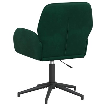 vidaXL Καρέκλες Γραφείου με Περιστροφή 2 τεμ. 54x55x90cm Βελούδο