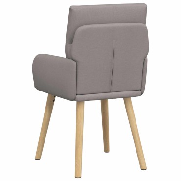 vidaXL Καρέκλες φαγητού 4 τεμ. Ύφασμα Taupe 60x56x93cm