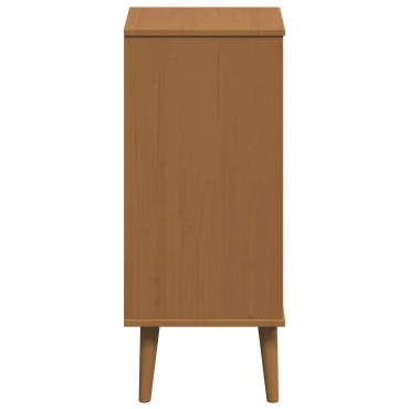 vidaXL Κουτί με συρτάρια MOLDE Καραμέλα 40x35x82cm
